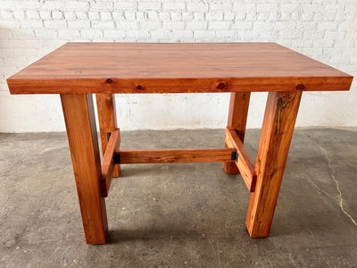 Ambassador High Top Dining Table - Cherry Stain Finish