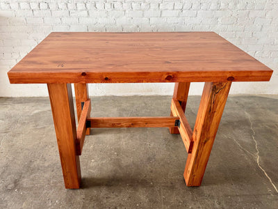 Ambassador High Top Dining Table - Cherry Stain Finish