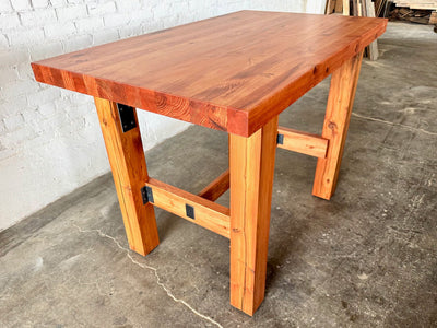 Ambassador High Top Dining Table - Cherry Stain Finish