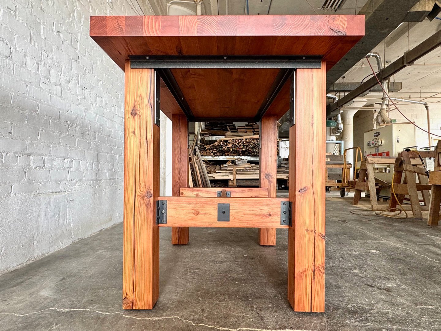 Ambassador High Top Dining Table - Cherry Stain Finish