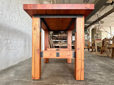 Ambassador High Top Dining Table - Cherry Stain Finish