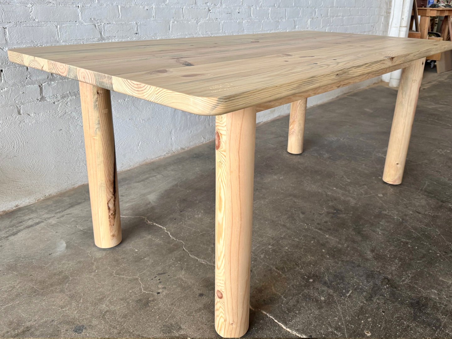 Ellis Reclaimed Wood Dining Table - Natural Finish
