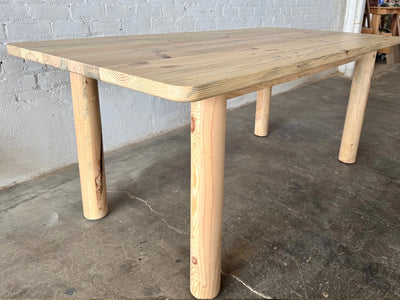 Ellis Reclaimed Wood Dining Table - Natural Finish
