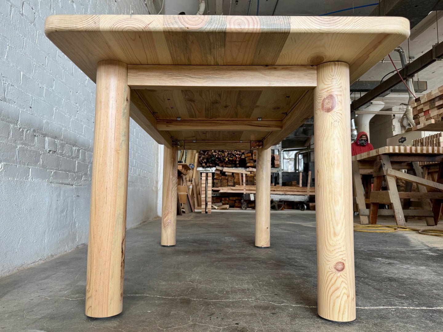 Ellis Reclaimed Wood Dining Table - Natural Finish