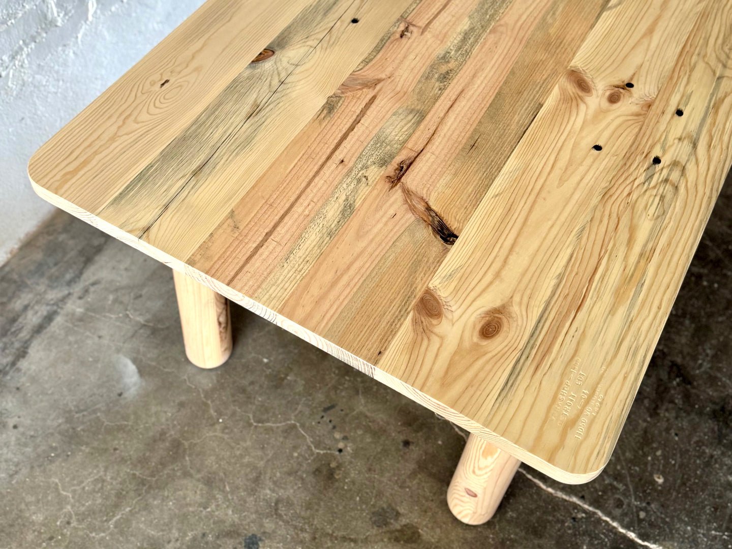 Ellis Reclaimed Wood Dining Table - Natural Finish