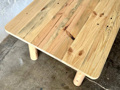 Ellis Reclaimed Wood Dining Table - Natural Finish