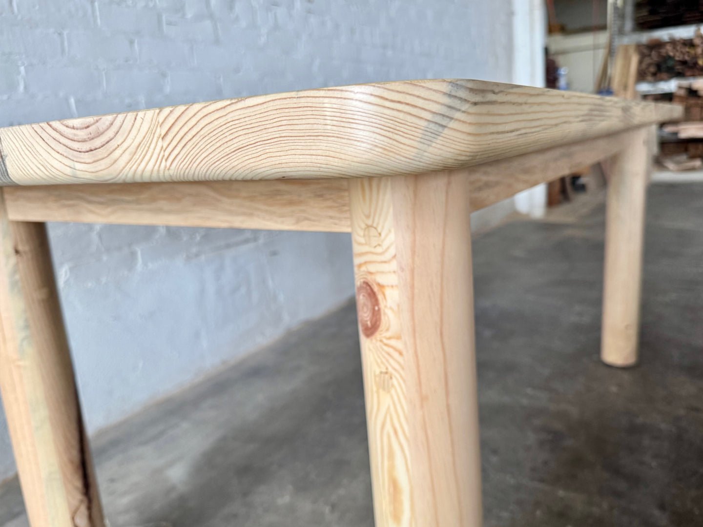 Ellis Reclaimed Wood Dining Table - Natural Finish