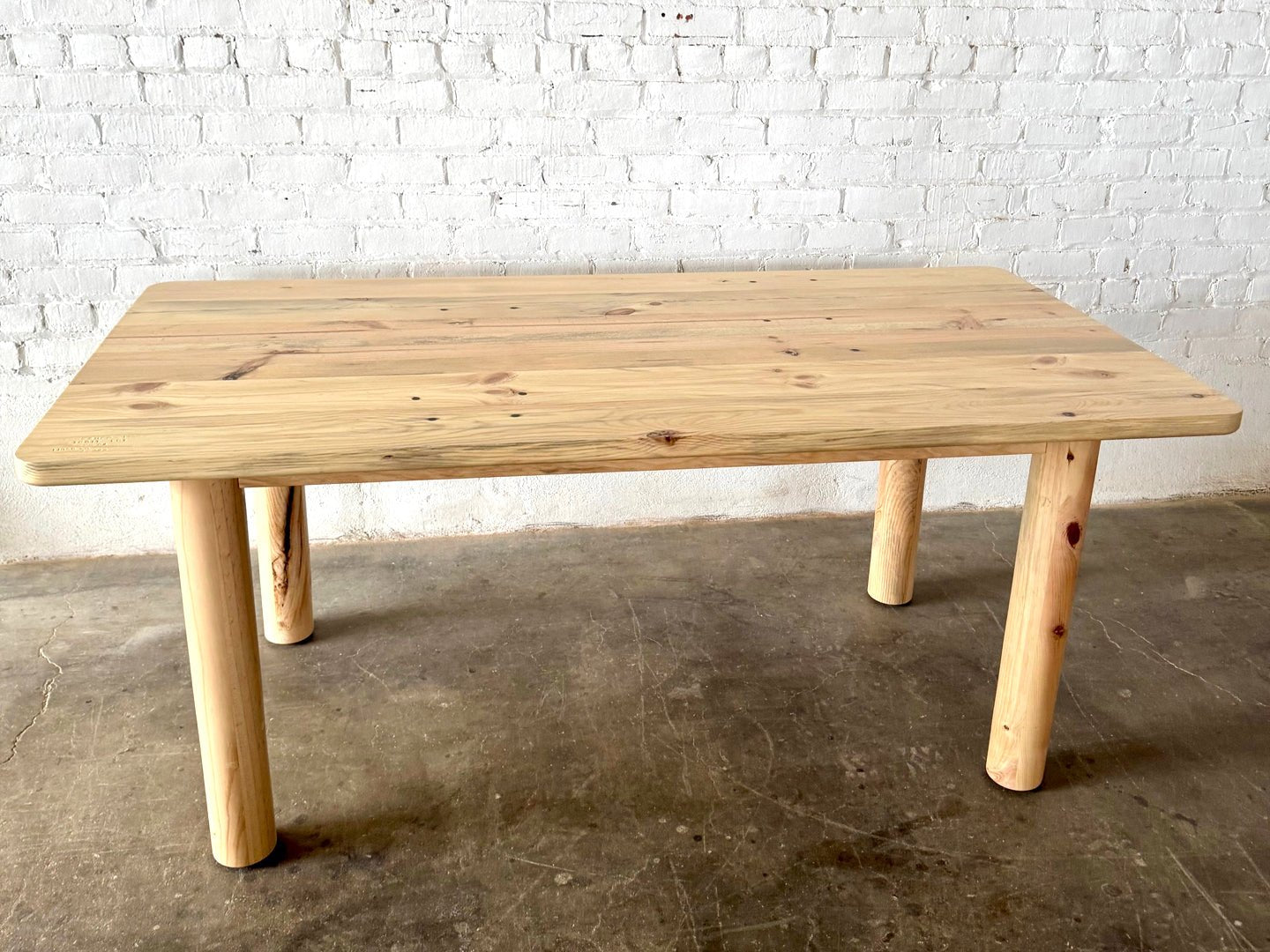 Ellis Reclaimed Wood Dining Table - Natural Finish