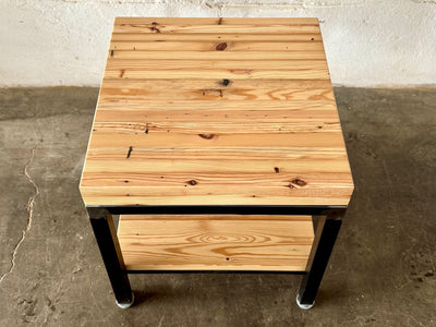 Grand Boulevard Reclaimed Wood - Square End Table - Natural Finish