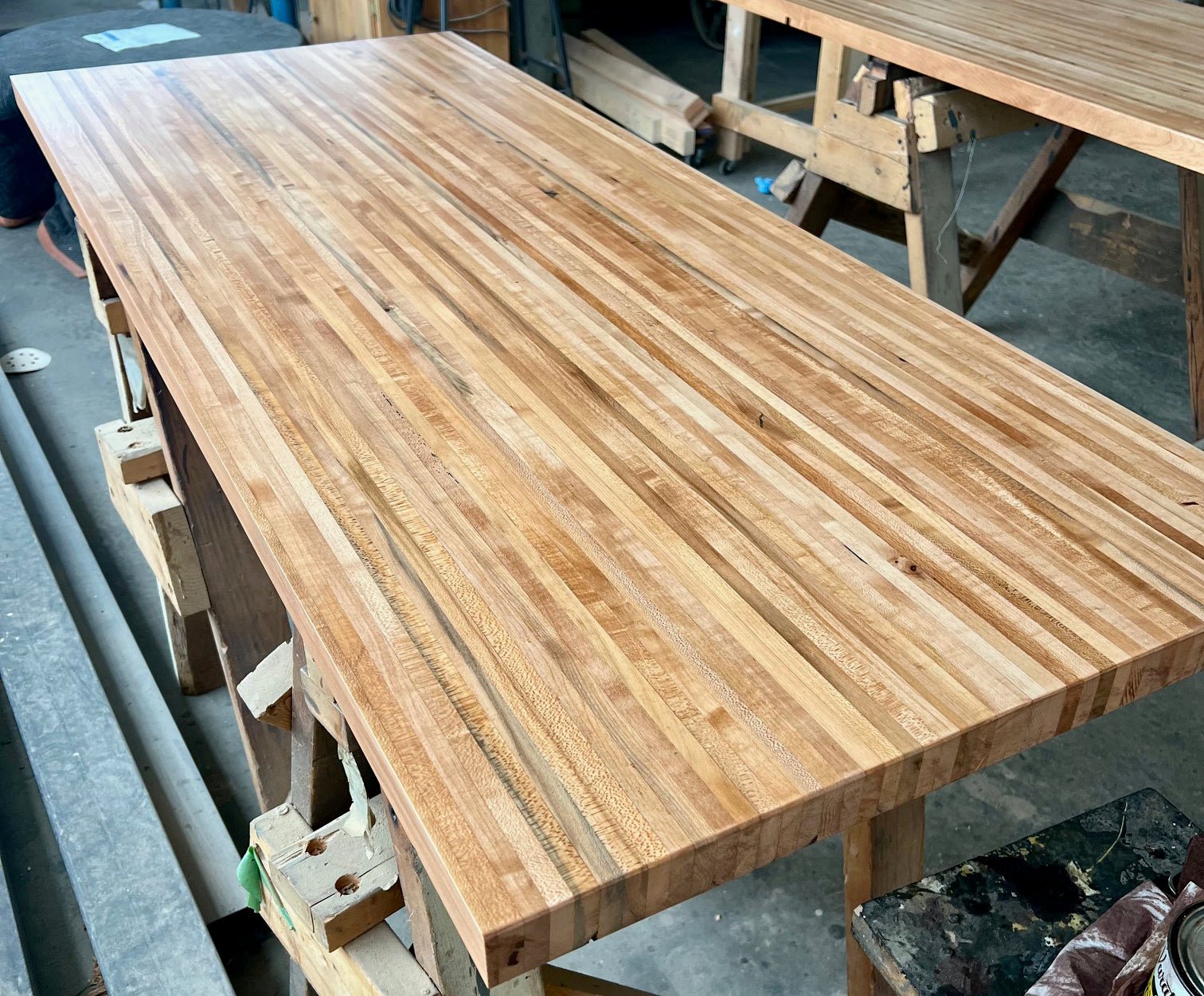 Reclaimed Maple Wood Butcher Block Countertop