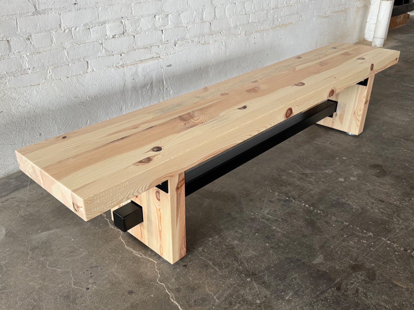 Commonwealth Reclaimed Wood Bench - Natural Finish