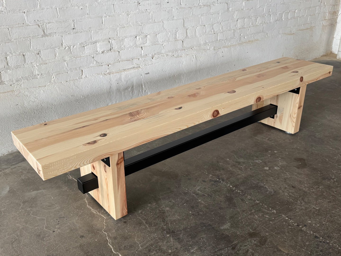 Commonwealth Reclaimed Wood Bench - Natural Finish