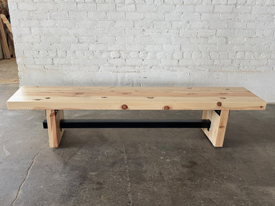 Commonwealth Reclaimed Wood Bench - Natural Finish