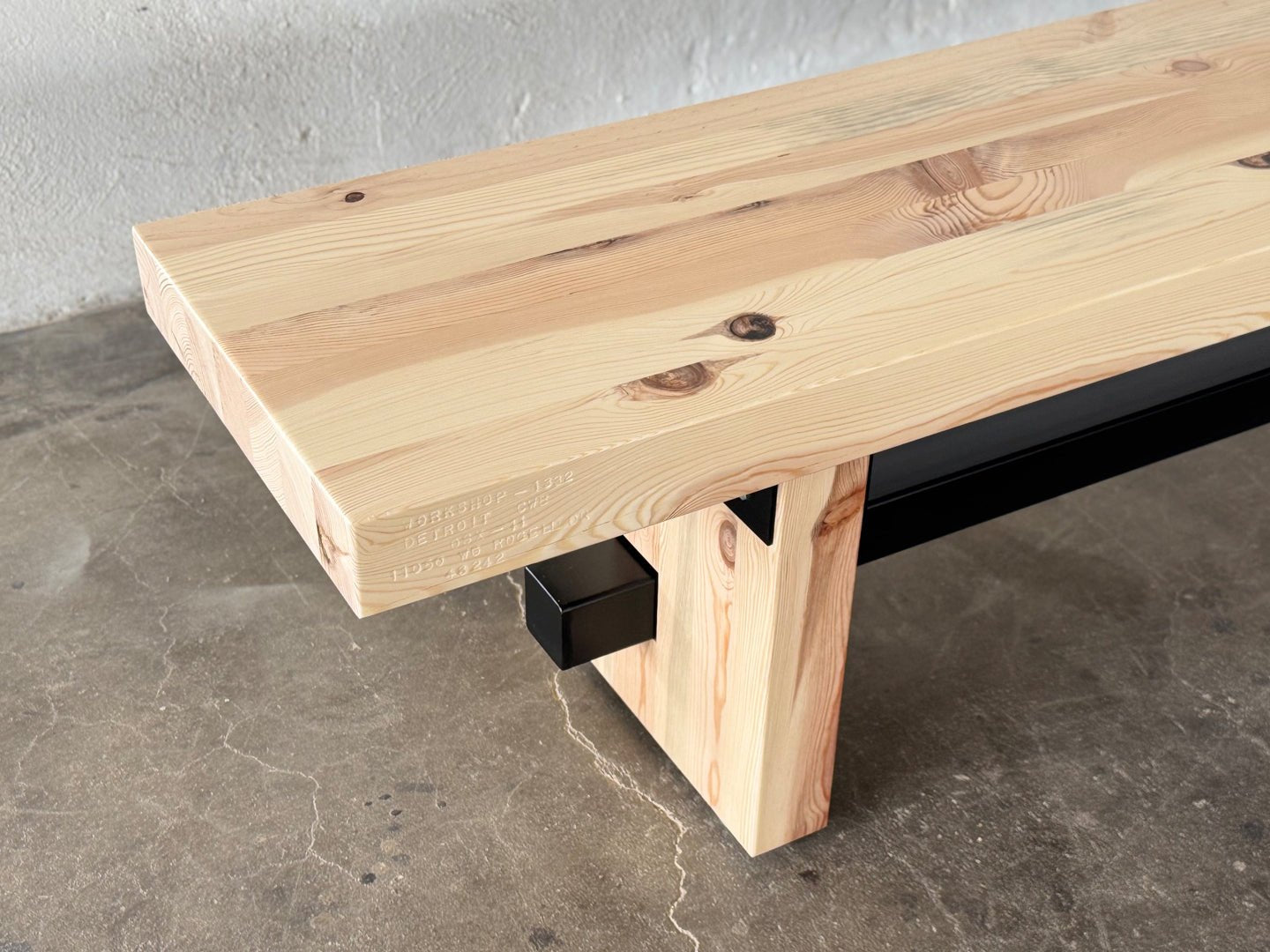 Commonwealth Reclaimed Wood Bench - Natural Finish