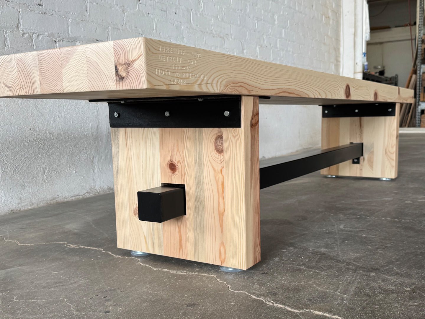 Commonwealth Reclaimed Wood Bench - Natural Finish