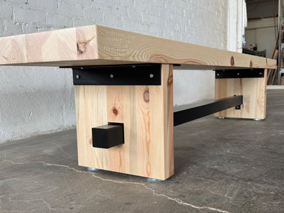 Commonwealth Reclaimed Wood Bench - Natural Finish