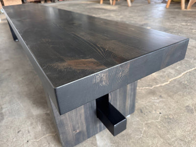 Commonwealth Reclaimed Wood Bench - Ebony Finish