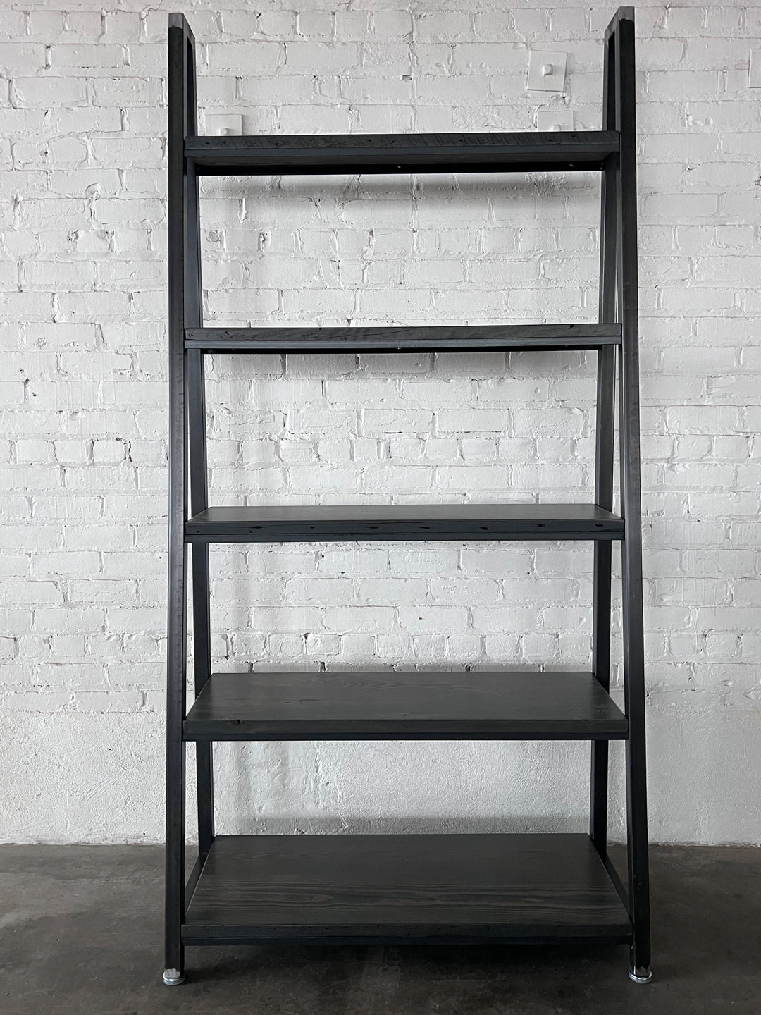 Dexter Reclaimed Wood Ladder Bookcase XL