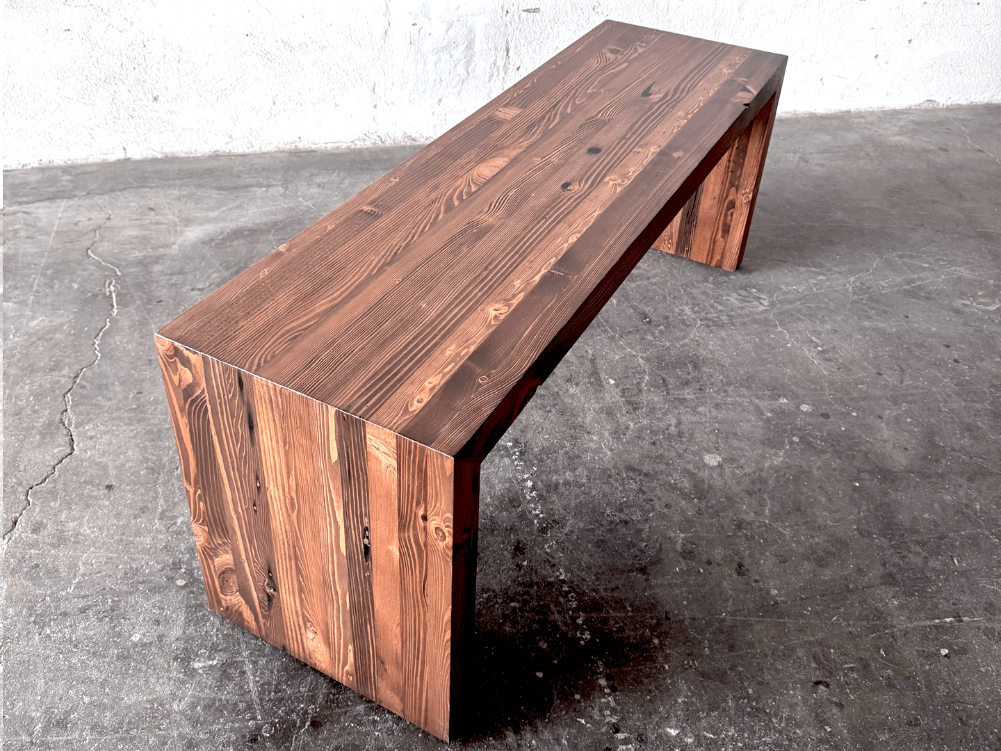 Eliot Reclaimed Wood Bench | Modern Industrial Bench | Workshop Detroit - WORKSHOP