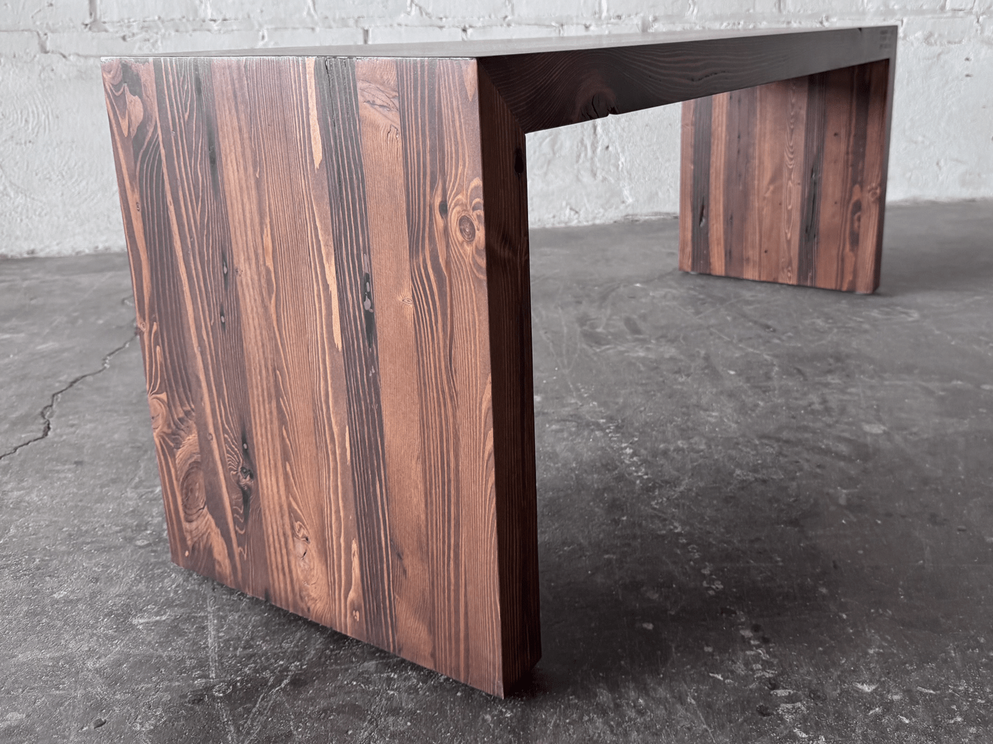 Eliot Reclaimed Wood Bench | Modern Industrial Bench | Workshop Detroit - WORKSHOP