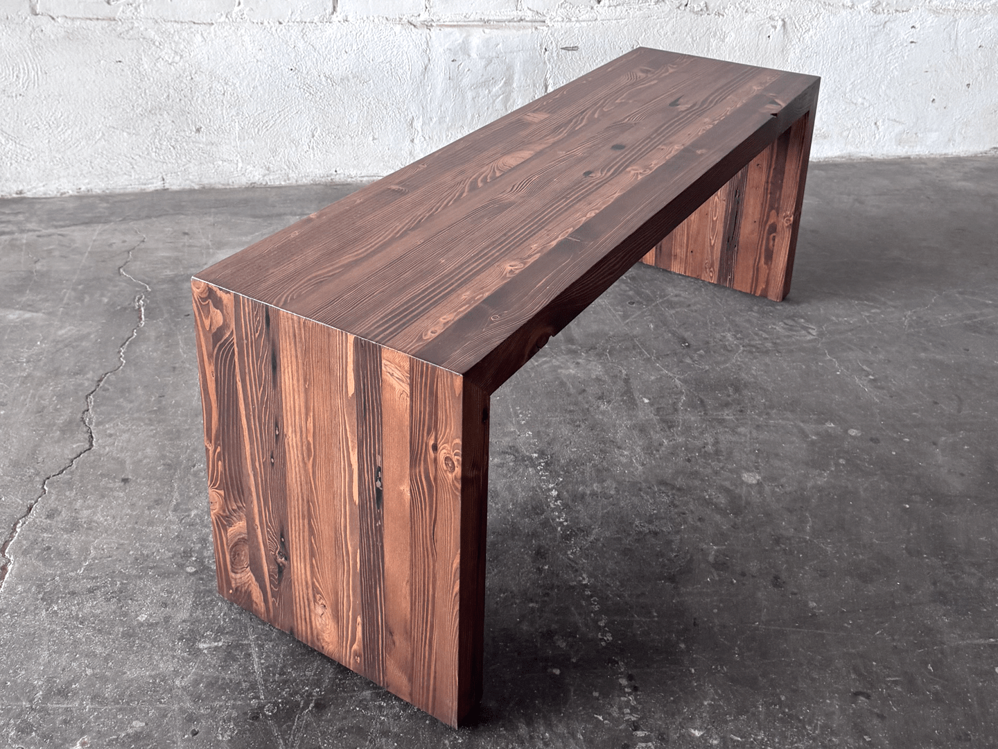 Eliot Reclaimed Wood Bench | Modern Industrial Bench | Workshop Detroit - WORKSHOP