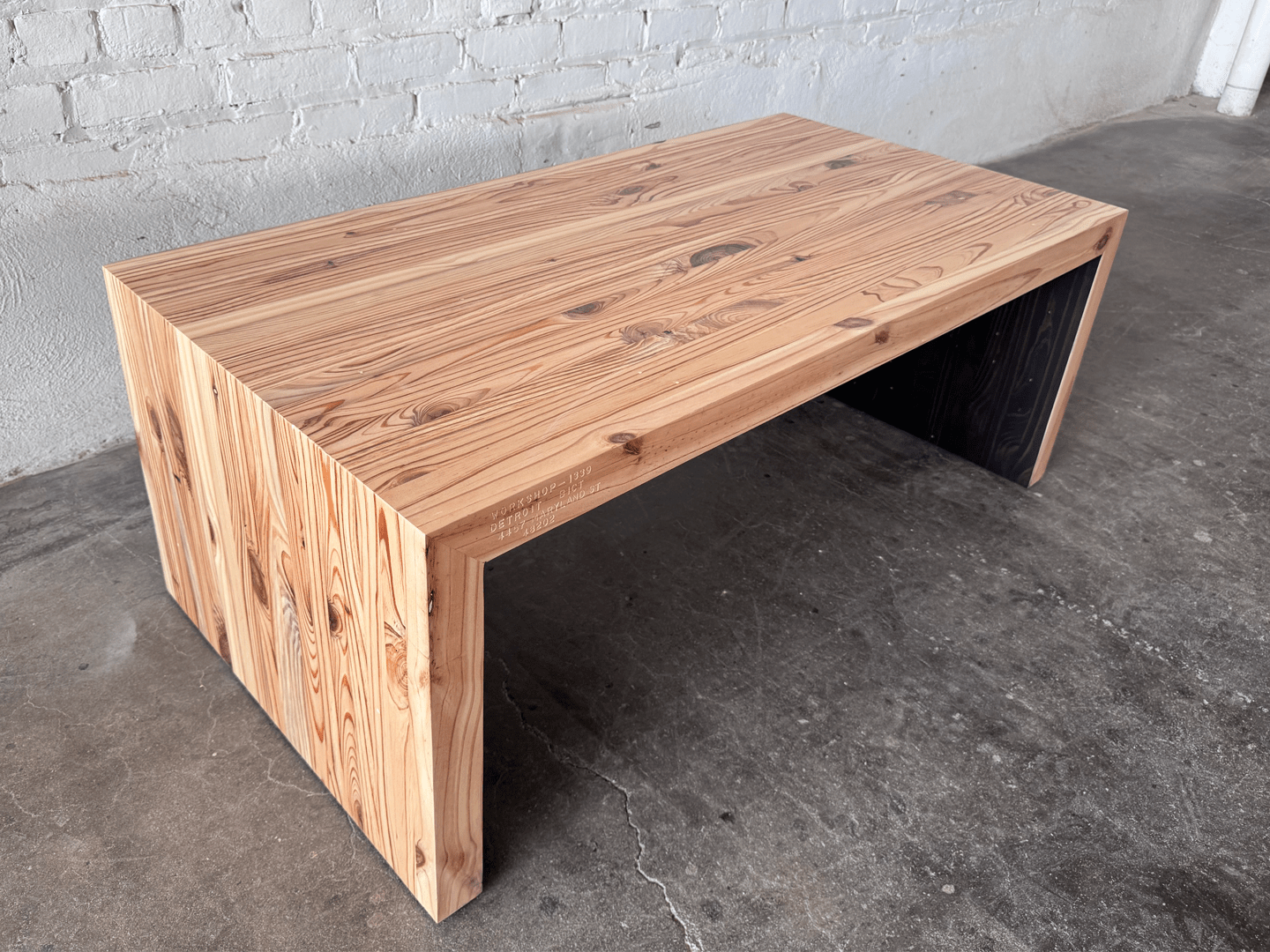 Eliot Reclaimed Wood Coffee Table | Modern Industrial Coffee Table | Workshop Detroit - WORKSHOP