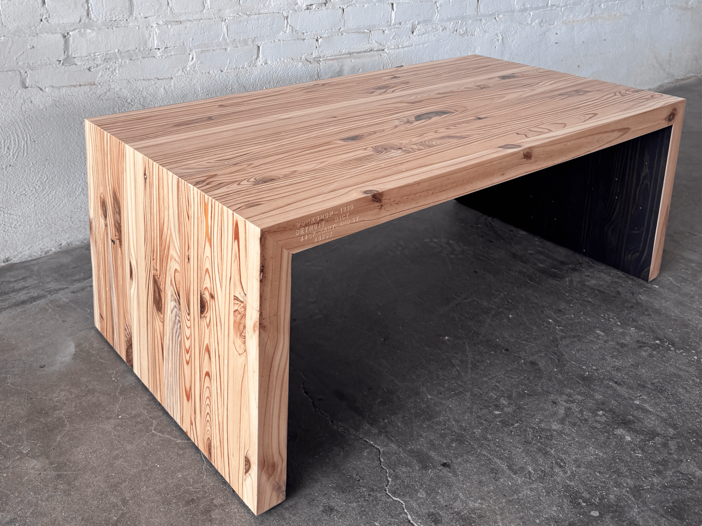 Eliot Reclaimed Wood Coffee Table | Modern Industrial Coffee Table | Workshop Detroit - WORKSHOP