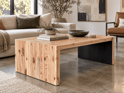 Eliot Reclaimed Wood Coffee Table | Modern Industrial Coffee Table | Workshop Detroit - WORKSHOP