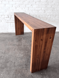 Eliot Reclaimed Wood Console Table | Modern Industrial Console Table | Workshop Detroit - WORKSHOP