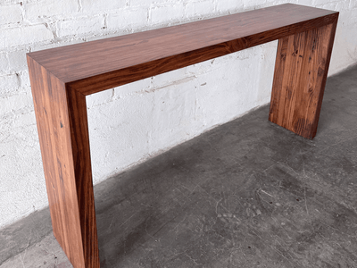 Eliot Reclaimed Wood Console Table | Modern Industrial Console Table | Workshop Detroit - WORKSHOP