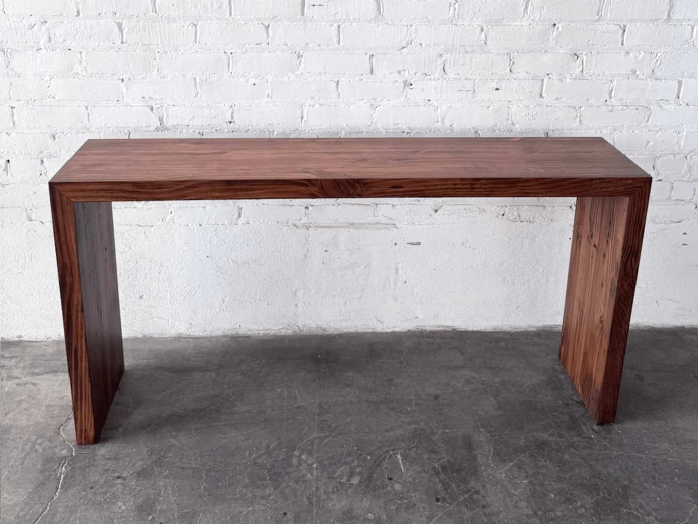 Eliot Reclaimed Wood Console Table | Modern Industrial Console Table | Workshop Detroit - WORKSHOP