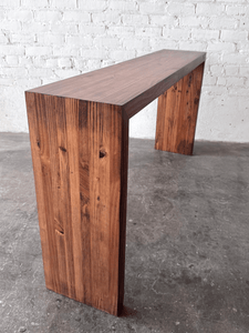 Eliot Reclaimed Wood Console Table | Modern Industrial Console Table | Workshop Detroit - WORKSHOP