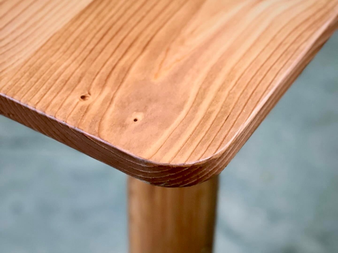 Ellis Reclaimed Wood Dining Table - Cherry Stain Finish