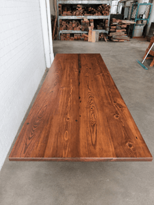 Strata Dining Table - Walnut Stain Finish