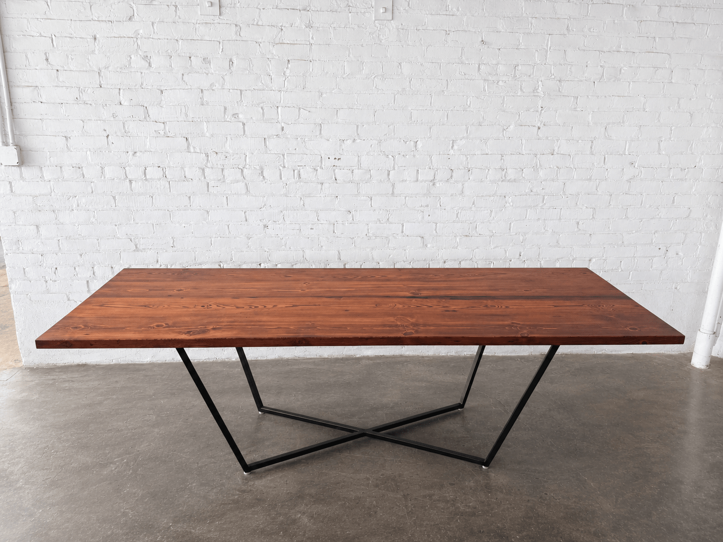 Strata Dining Table - Walnut Stain Finish