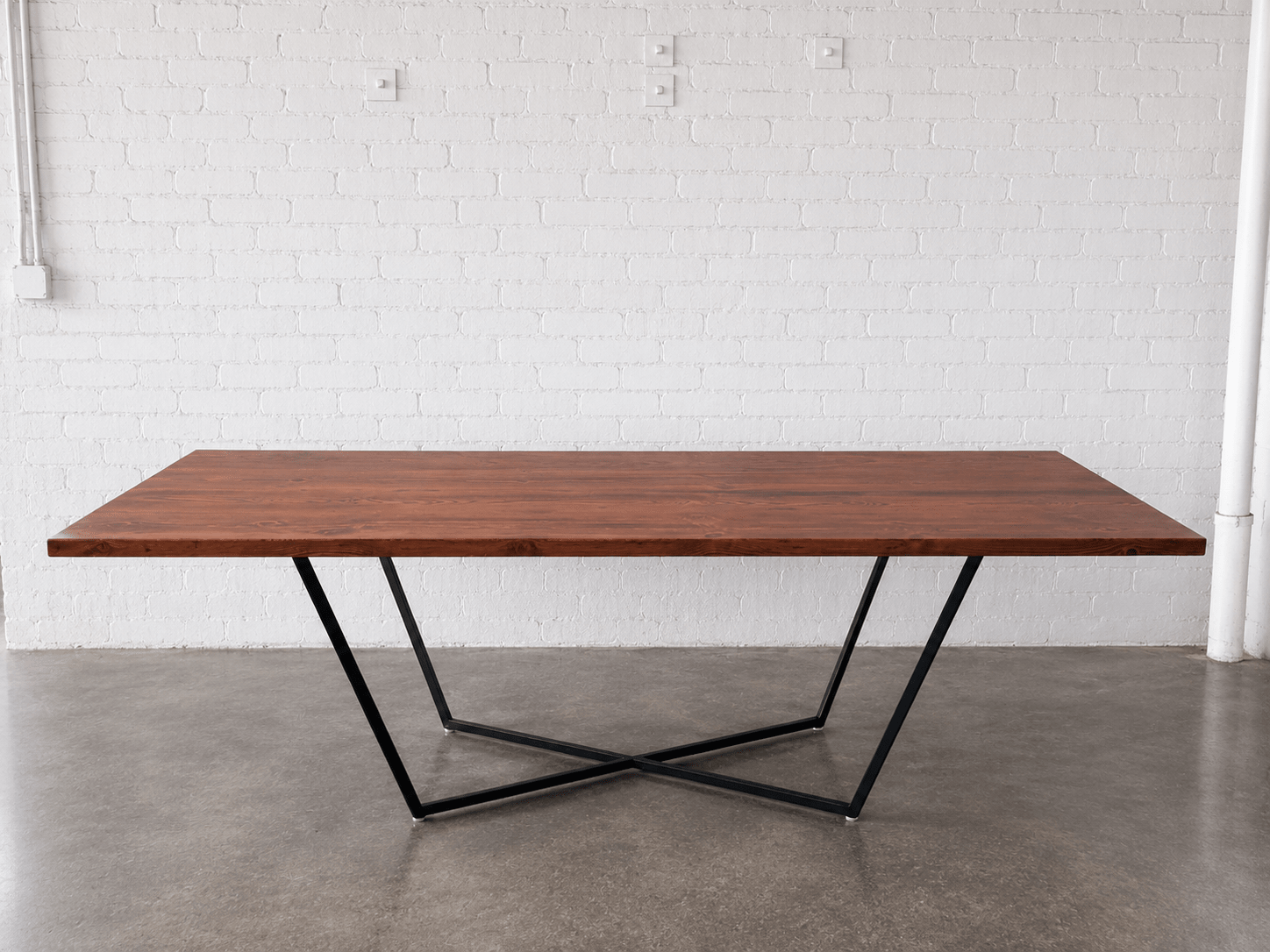 Strata Dining Table - Walnut Stain Finish