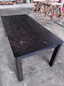 The Wanderer Dining Table - Black Stain Finish