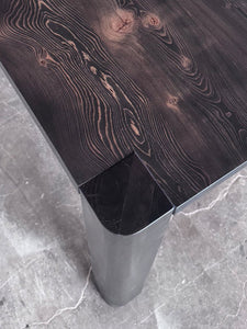 The Wanderer Dining Table - Black Stain Finish
