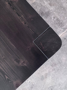 The Wanderer Dining Table - Black Stain Finish
