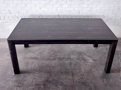The Wanderer Dining Table - Black Stain Finish