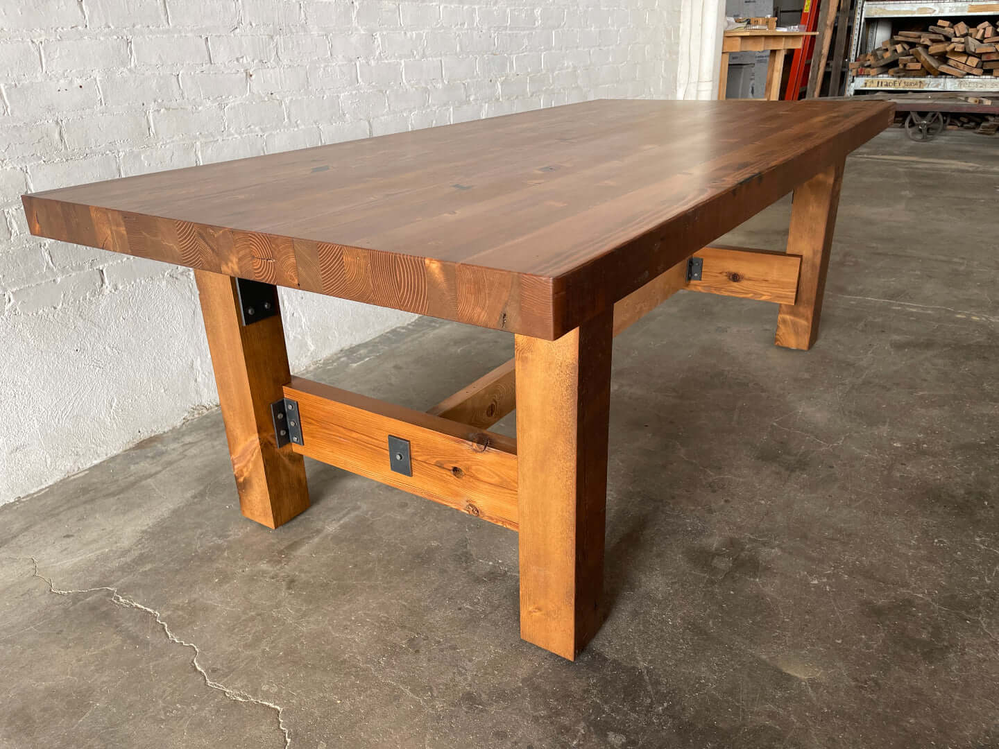 Ambassador Dining Table - Cherry Stain Finish