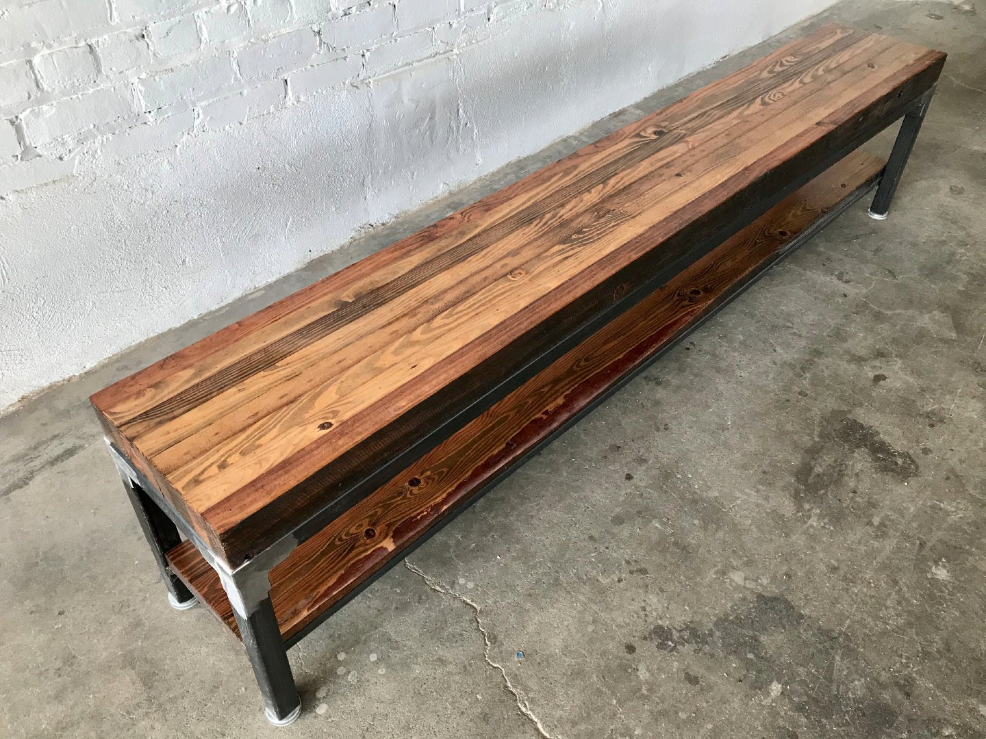 Grand Boulevard Reclaimed Wood Entertainment Console - READY TO SHIP