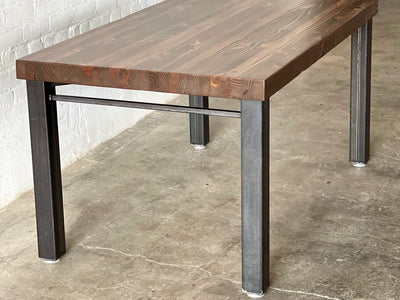 High Street Dining Table - Walnut Stain Finish