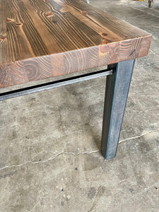 High Street Dining Table - Walnut Stain Finish