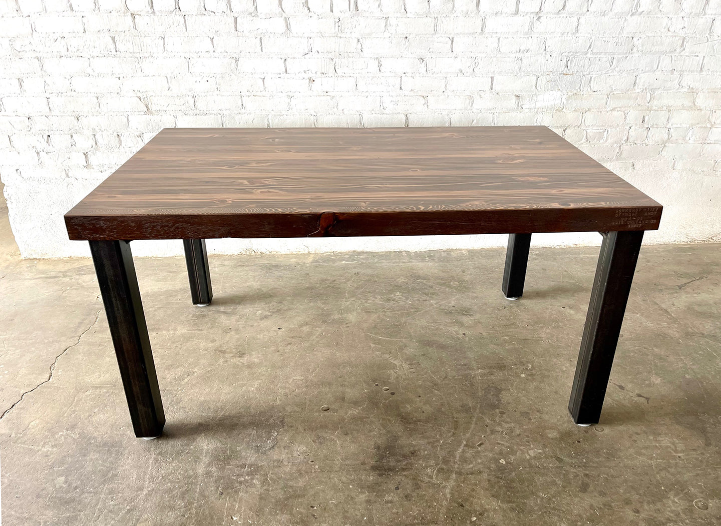 High Street Dining Table - Walnut Stain Finish