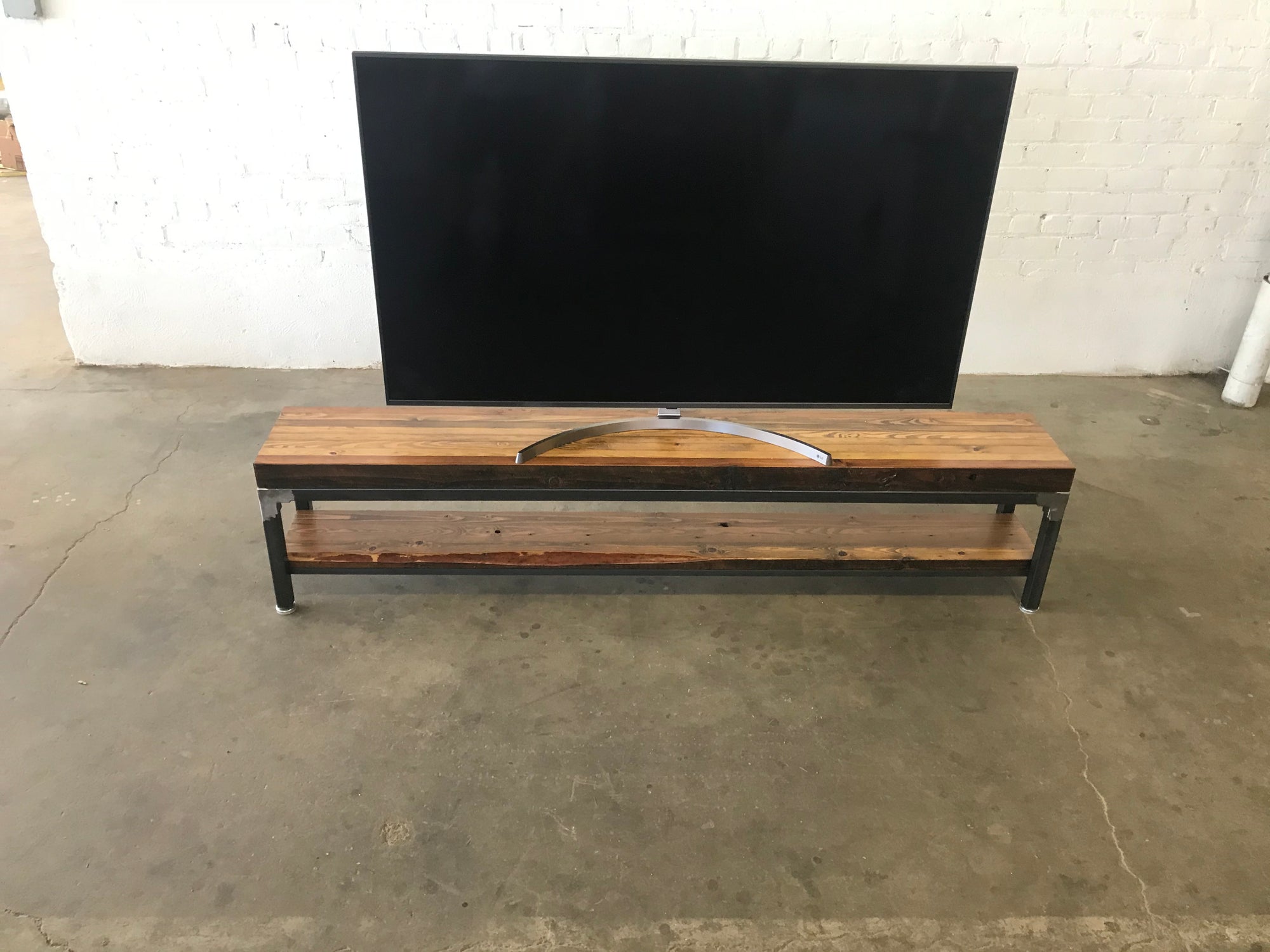 Grand Boulevard Reclaimed Wood Entertainment Console - READY TO SHIP