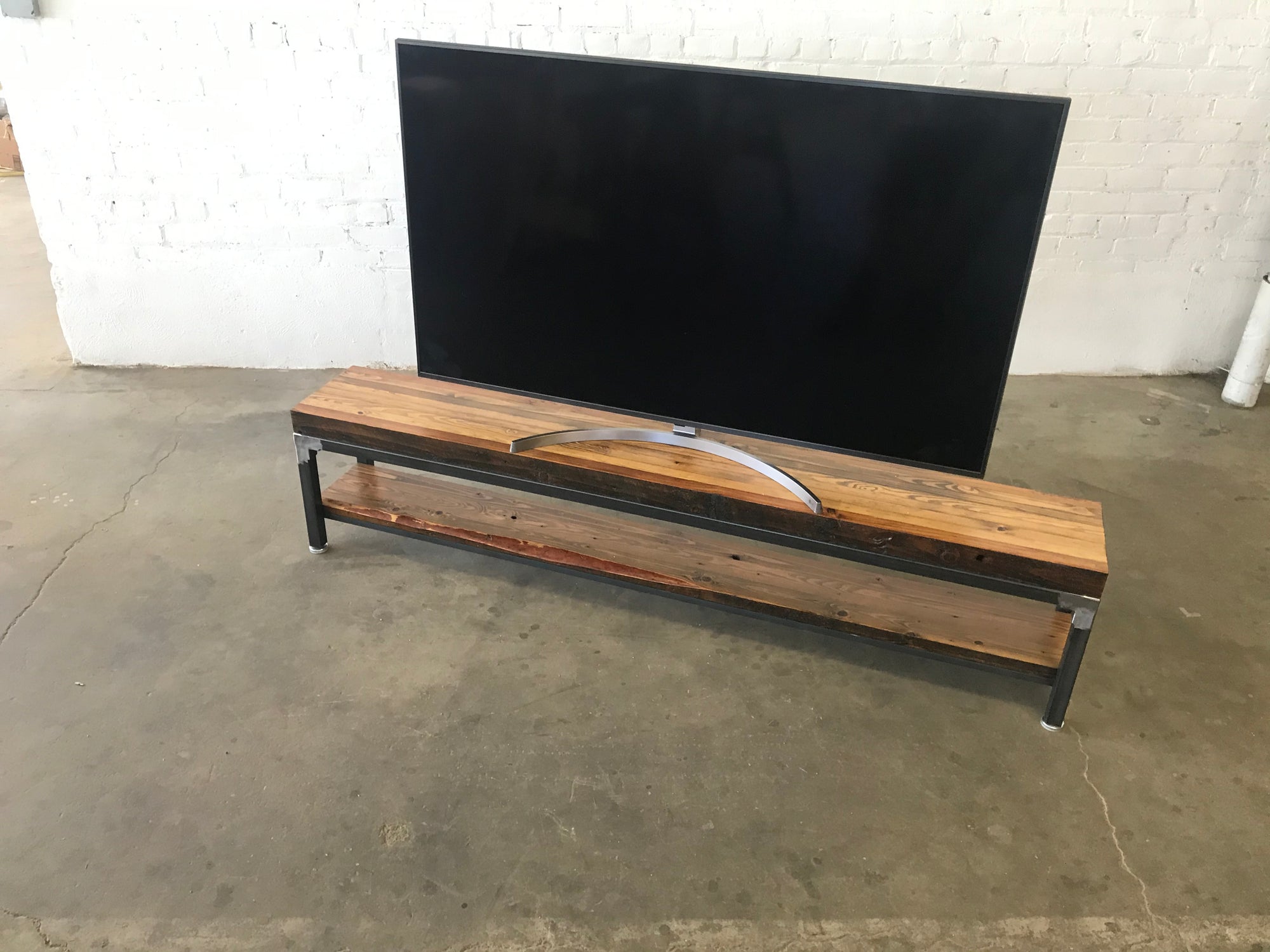 Grand Boulevard Reclaimed Wood Entertainment Console - READY TO SHIP