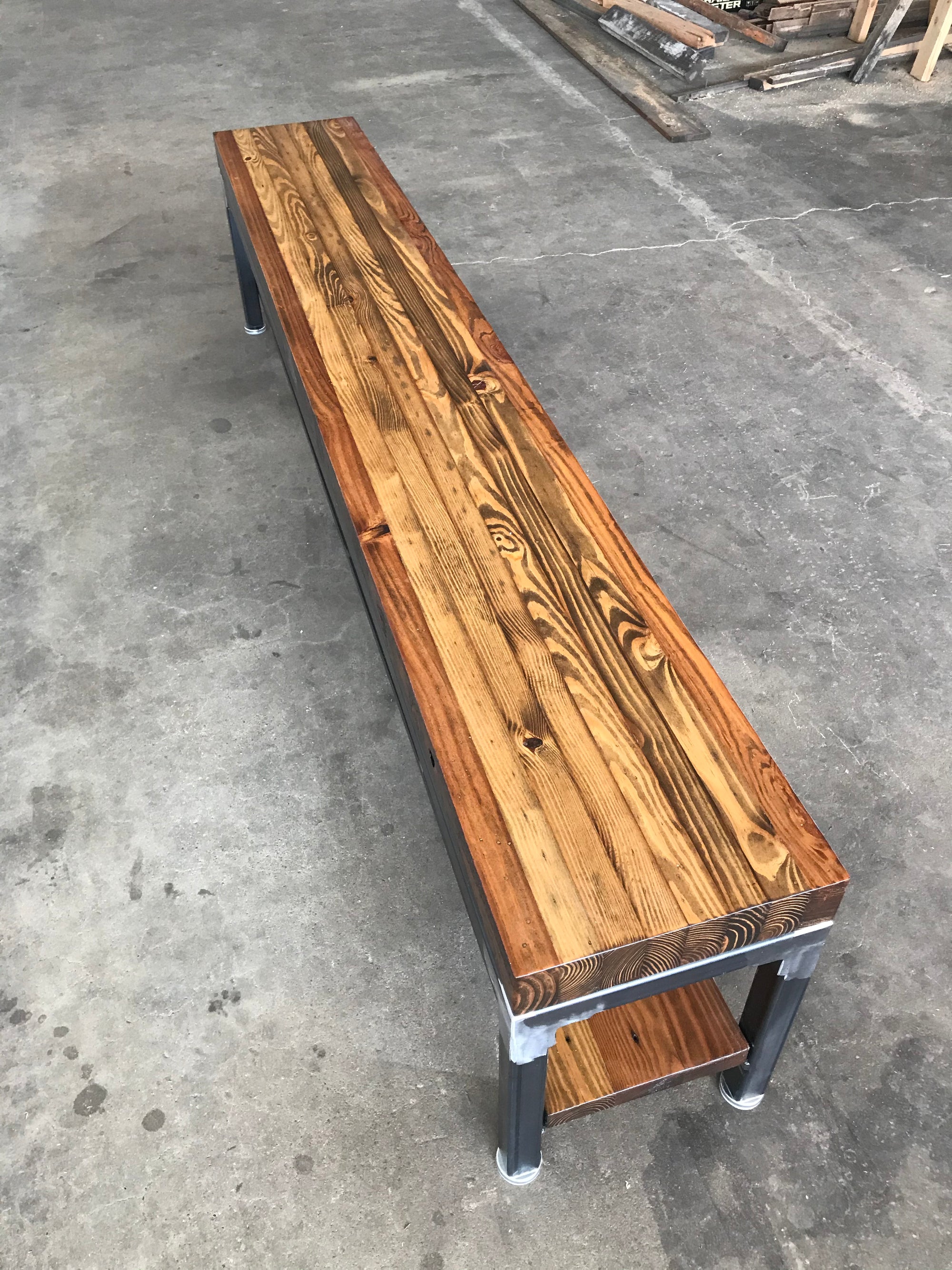 Grand Boulevard Reclaimed Wood Entertainment Console - READY TO SHIP