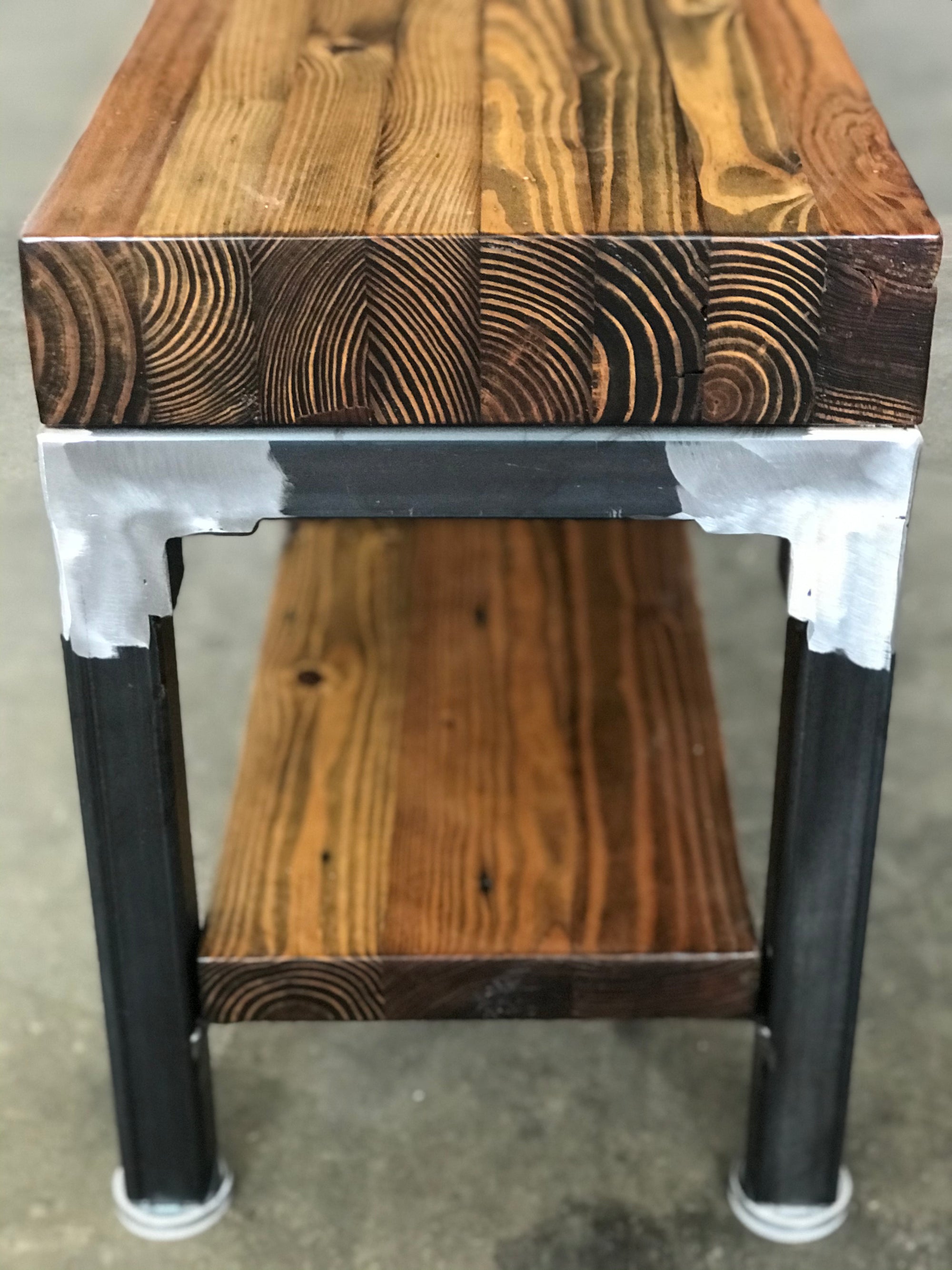 Grand Boulevard Reclaimed Wood Entertainment Console - READY TO SHIP