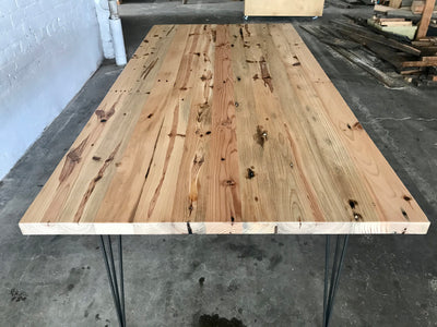 Workshop Moderne Reclaimed Wood Dining Table